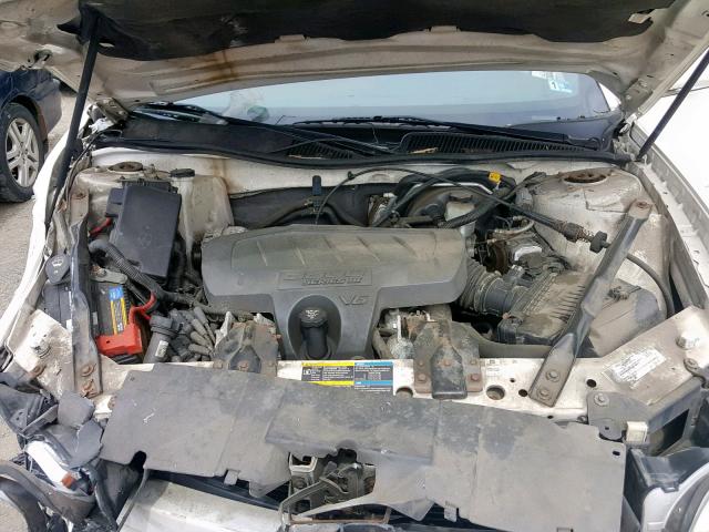 2G4WD552971182930 - 2007 BUICK LACROSSE C WHITE photo 7