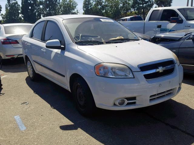 KL1TG5DE0BB246024 - 2011 CHEVROLET AVEO LT WHITE photo 1