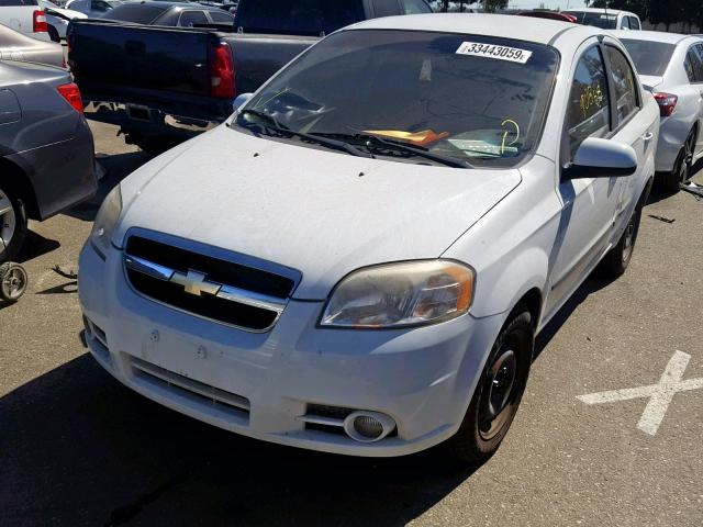 KL1TG5DE0BB246024 - 2011 CHEVROLET AVEO LT WHITE photo 2