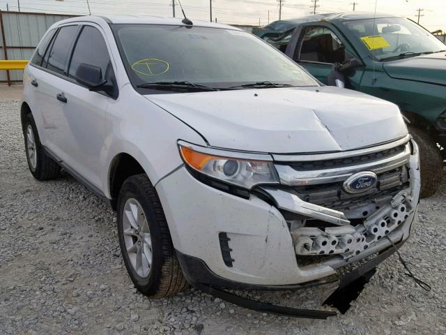 2FMDK3GC6EBB63539 - 2014 FORD EDGE SE WHITE photo 1