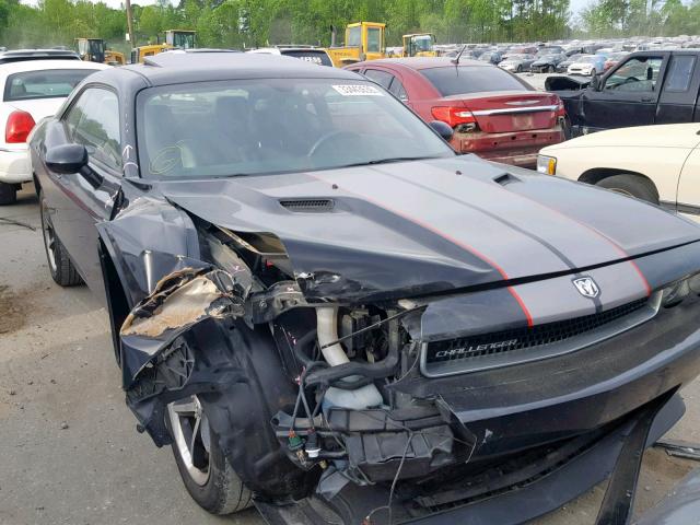 2B3CJ4DV5AH133522 - 2010 DODGE CHALLENGER BLACK photo 1