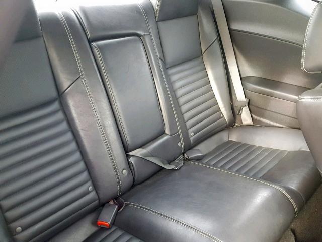 2B3CJ4DV5AH133522 - 2010 DODGE CHALLENGER BLACK photo 6