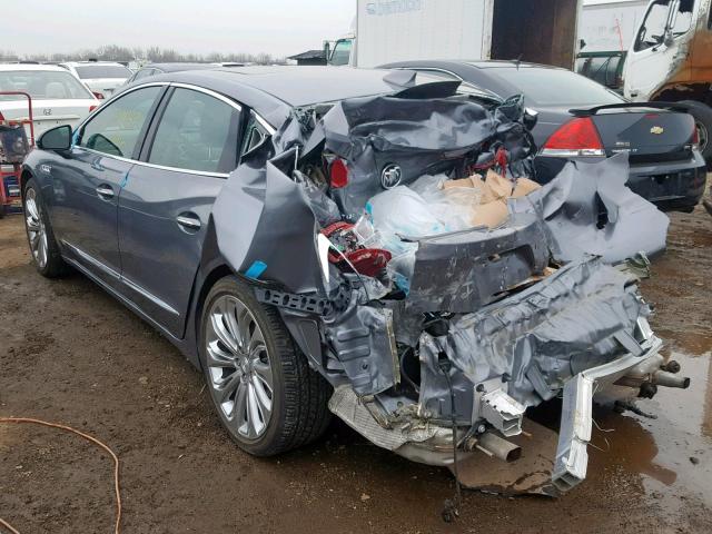 1G4ZR5SS7JU119226 - 2018 BUICK LACROSSE P GRAY photo 3