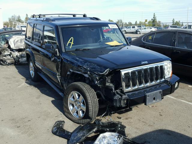 1J8HG58206C258682 - 2006 JEEP COMMANDER BLACK photo 1