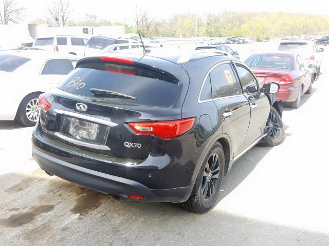 JN8CS1MW5EM412091 - 2014 INFINITI QX70 BLACK photo 4