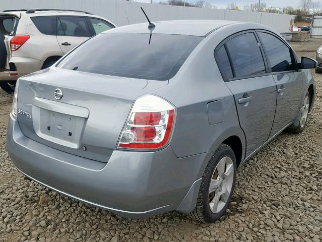 3N1AB61E58L718169 - 2008 NISSAN SENTRA 2.0 GRAY photo 4