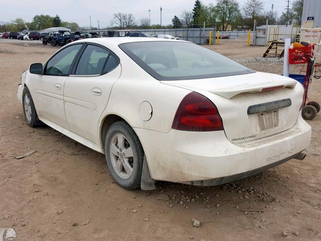 2G2WP522651264177 - 2005 PONTIAC GRAND PRIX WHITE photo 3