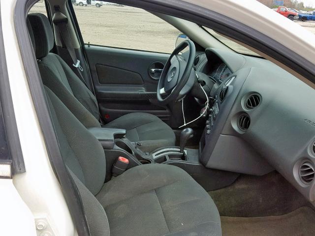 2G2WP522651264177 - 2005 PONTIAC GRAND PRIX WHITE photo 5