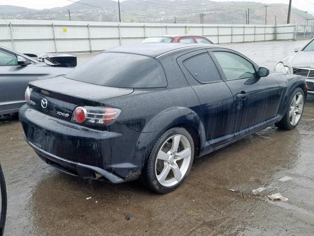 JM1FE173640122711 - 2004 MAZDA RX8 BLACK photo 4