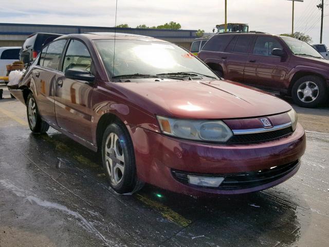 1G8AL52F73Z189914 - 2003 SATURN ION LEVEL MAROON photo 1