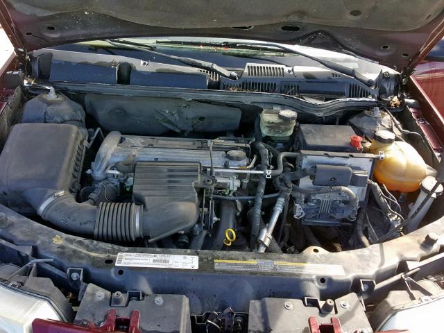 1G8AL52F73Z189914 - 2003 SATURN ION LEVEL MAROON photo 7