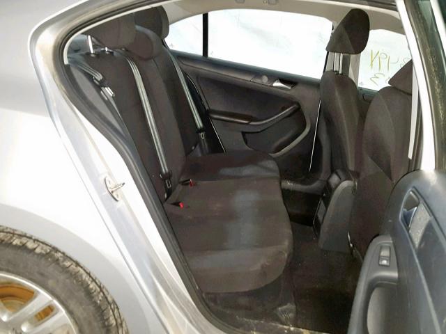 3VW1K7AJ3FM356105 - 2015 VOLKSWAGEN JETTA BASE SILVER photo 6