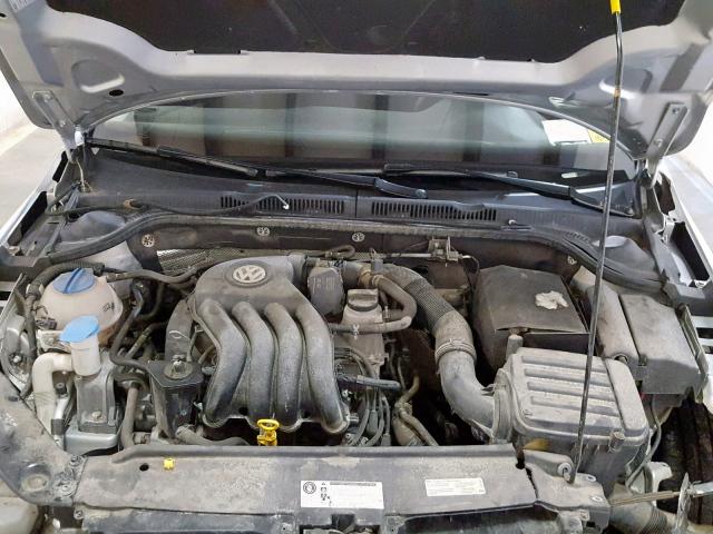 3VW1K7AJ3FM356105 - 2015 VOLKSWAGEN JETTA BASE SILVER photo 7