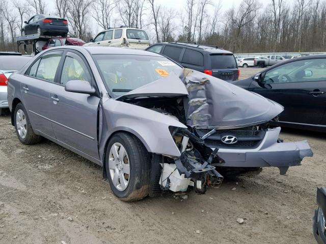 5NPET46C38H298290 - 2008 HYUNDAI SONATA GLS GRAY photo 1