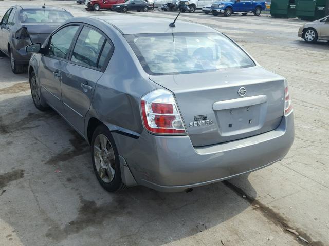 3N1AB61E28L640577 - 2008 NISSAN SENTRA 2.0 GRAY photo 3