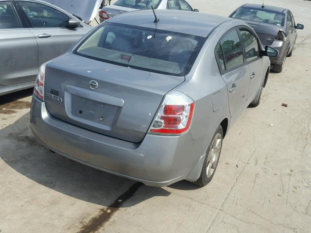 3N1AB61E28L640577 - 2008 NISSAN SENTRA 2.0 GRAY photo 4