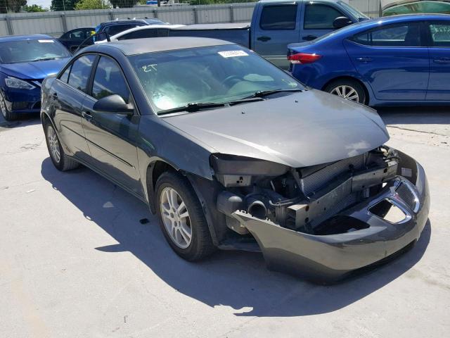 1G2ZF55B864137920 - 2006 PONTIAC G6 SE GRAY photo 1