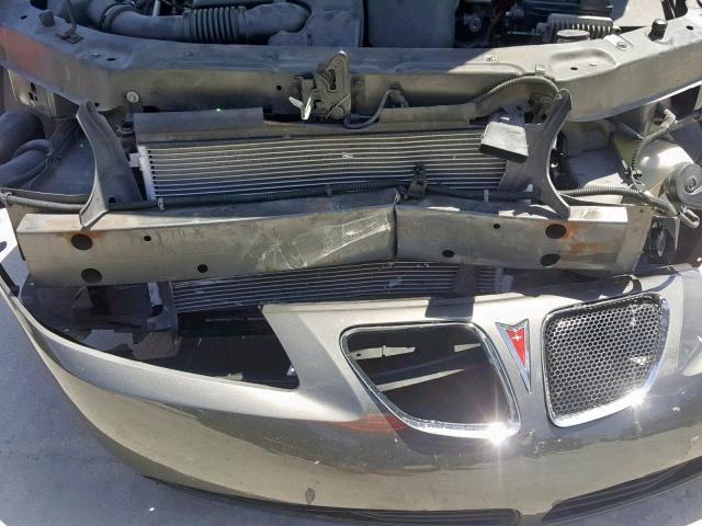 1G2ZF55B864137920 - 2006 PONTIAC G6 SE GRAY photo 9