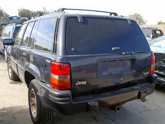 1J4GZ78Y4WC292681 - 1998 JEEP GRAND CHER BLACK photo 3