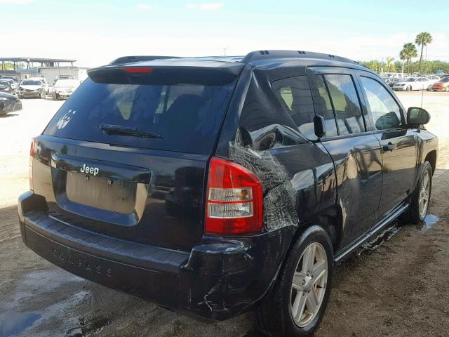 1J8FT47W17D131873 - 2007 JEEP COMPASS BLACK photo 4