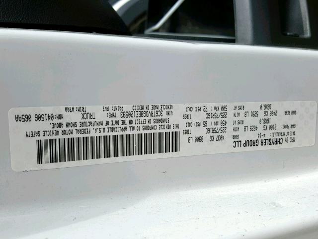 3C6TRVDG8EE120593 - 2014 RAM PROMASTER 白色 照片 10