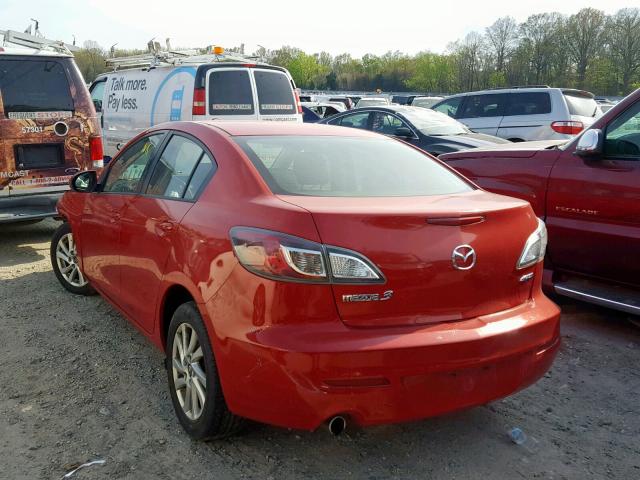 JM1BL1VP8D1738379 - 2013 MAZDA 3 I RED photo 3