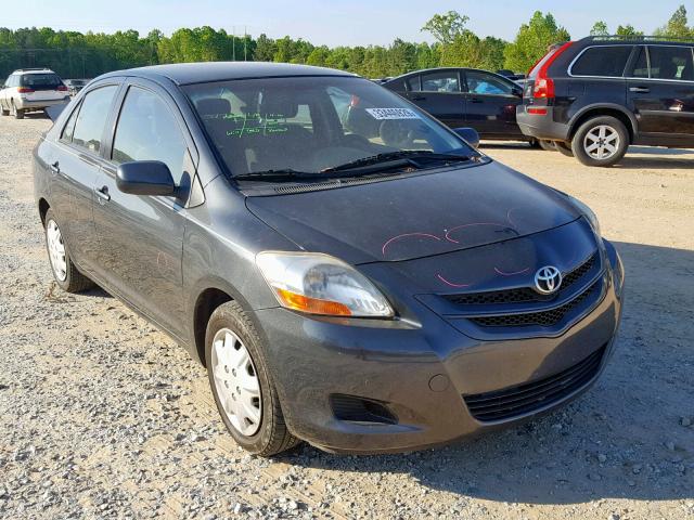 JTDBT923371055123 - 2007 TOYOTA YARIS GRAY photo 1