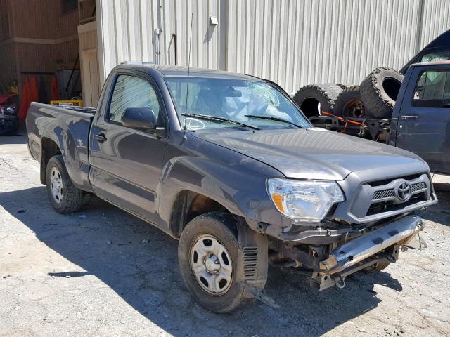 5TFNX4CN6CX011788 - 2012 TOYOTA TACOMA GRAY photo 1