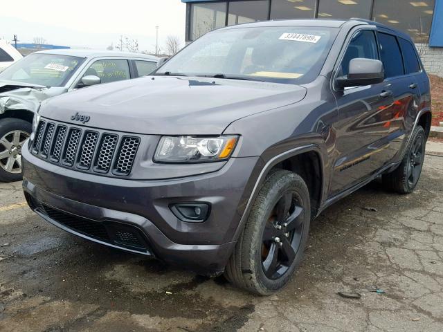 1C4RJFAG2EC567626 - 2014 JEEP GRAND CHER GRAY photo 2