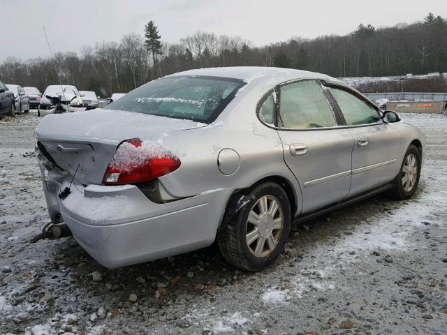 1FAFP56U93G151353 - 2003 FORD TAURUS SEL SILVER photo 4