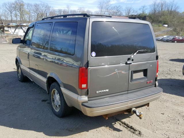 1GKDM19X23B509435 - 2003 GMC SAFARI XT GRAY photo 3