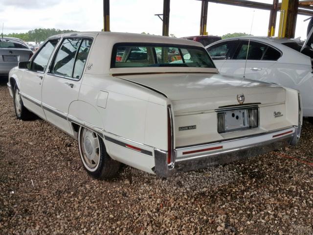 1G6CB53B4M4241773 - 1991 CADILLAC FLEETWOOD WHITE photo 3