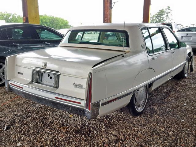 1G6CB53B4M4241773 - 1991 CADILLAC FLEETWOOD WHITE photo 4