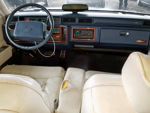 1G6CB53B4M4241773 - 1991 CADILLAC FLEETWOOD WHITE photo 9