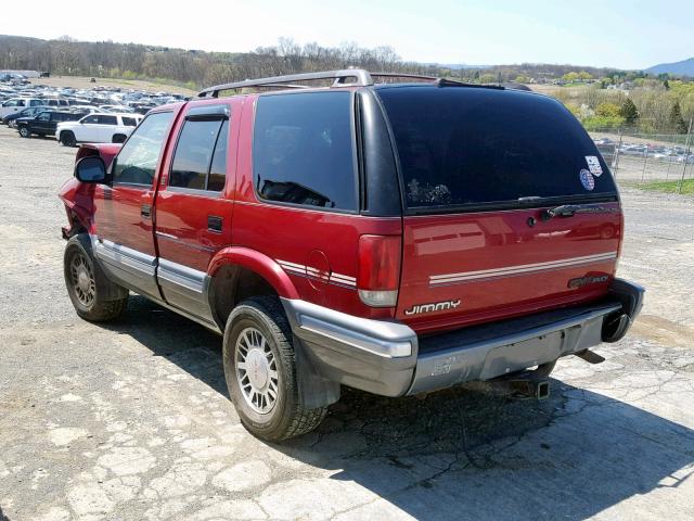 1GKDT13W0T2557969 - 1996 GMC JIMMY RED photo 3