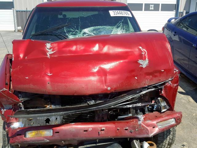 1GKDT13W0T2557969 - 1996 GMC JIMMY RED photo 7