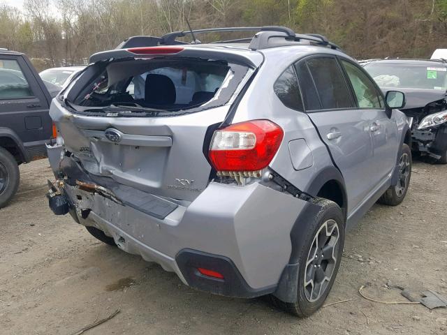 JF2GPAVC3D2866757 - 2013 SUBARU XV CROSSTR SILVER photo 4