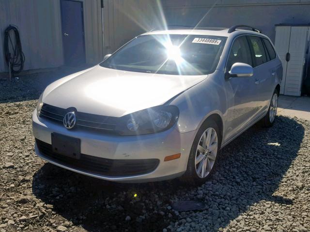 3VWPL7AJ0BM712995 - 2011 VOLKSWAGEN JETTA TDI SILVER photo 2