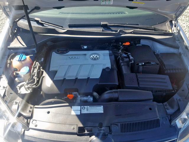 3VWPL7AJ0BM712995 - 2011 VOLKSWAGEN JETTA TDI SILVER photo 7