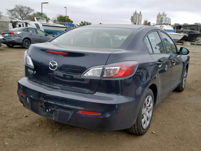 JM1BL1TGXD1810279 - 2013 MAZDA 3 I GRAY photo 4