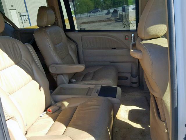 5FNRL38806B071669 - 2006 HONDA ODYSSEY TO WHITE photo 6