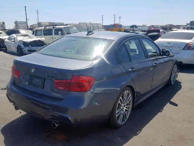 WBA8B3G54GNT91910 - 2016 BMW 340 I GRAY photo 4