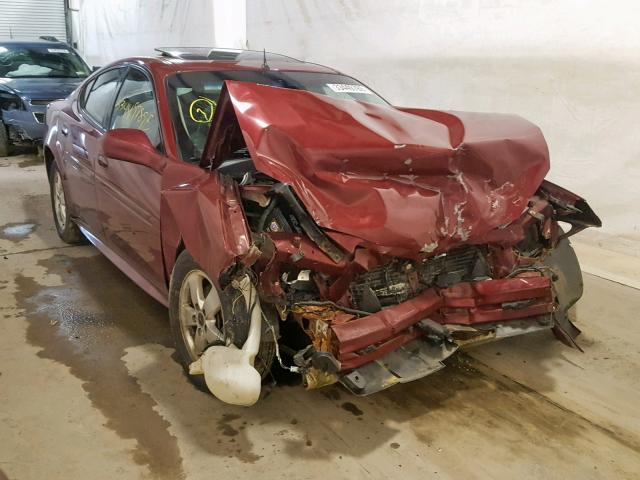 2G2WS522051175848 - 2005 PONTIAC GRAND PRIX RED photo 1