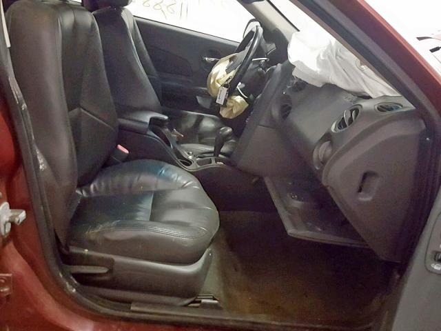 2G2WS522051175848 - 2005 PONTIAC GRAND PRIX RED photo 5