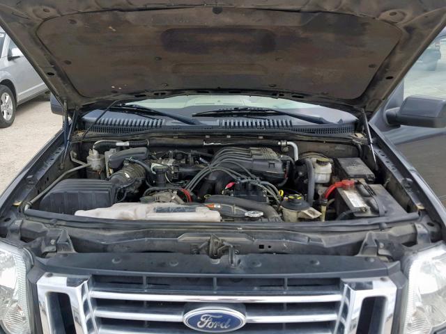 1FMEU64E07UA49393 - 2007 FORD EXPLORER E BLACK photo 7