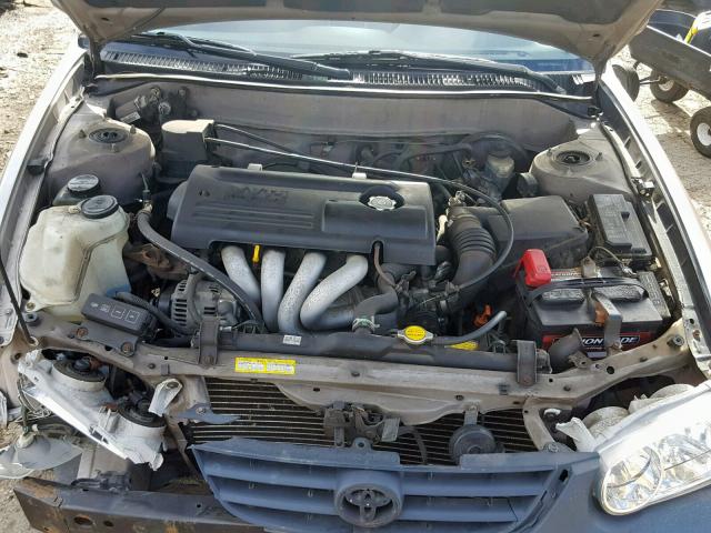 1NXBR12E12Z580640 - 2002 TOYOTA COROLLA CE TAN photo 7