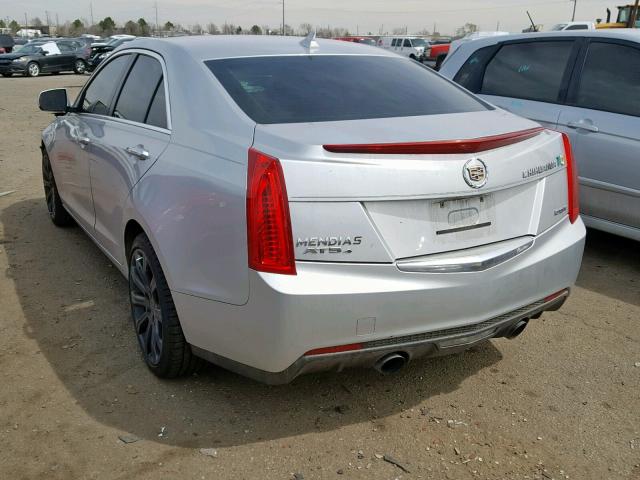 1G6AG5RX1E0160718 - 2014 CADILLAC ATS GRAY photo 3