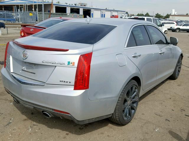 1G6AG5RX1E0160718 - 2014 CADILLAC ATS GRAY photo 4