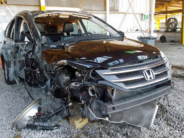 JHLRM3H7XCC002228 - 2012 HONDA CR-V EXL BLACK photo 1