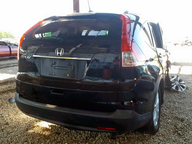 JHLRM3H7XCC002228 - 2012 HONDA CR-V EXL BLACK photo 4